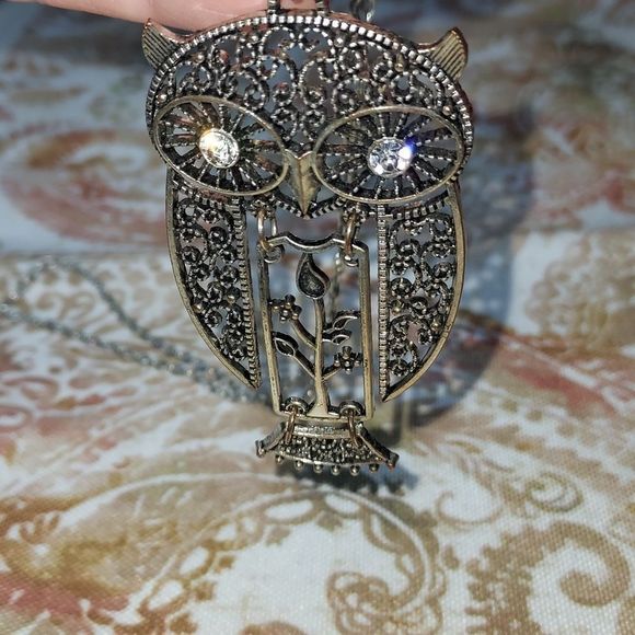 Owl necklace - Picture 4 of 6